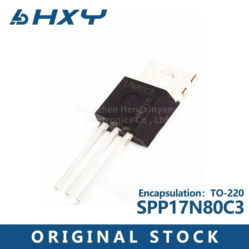 5pcs/lot   SPP17N80C3 MOS FET N-channel TO-220F 17A 800V drive power supply