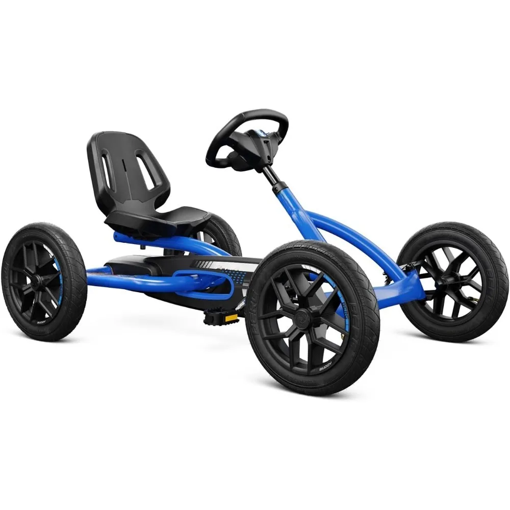 Pedal Kart, Outdoor Toys for Children Aged 3-8- Riding Toys - BFR System - Adjustable Seats