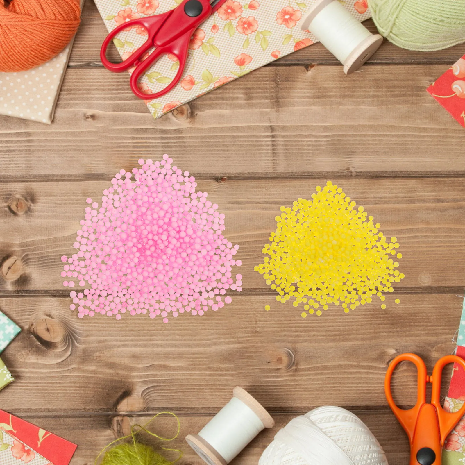 

DIY Foam Bead Supplies Colorful Micro Beads for Kids Crafts Decorative Projects Lightweight Filler Safe Material