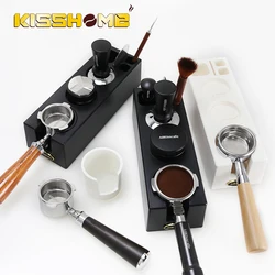 Coffee Tamping Station Multifunctional Filter Tamper Holder Stand For 51mm 54mm 58mm Portafilter Barista Espresso Accessories