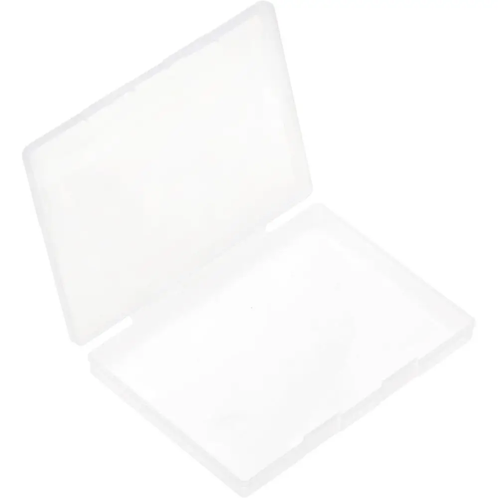 

Clear Plastic Storage Box, 7 x 10 Inch - Ideal for Holding Beads, Tools, Letters, and Papers