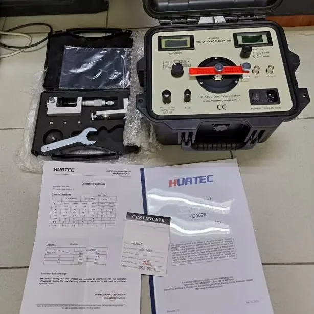

2025 hot sale Lab Vibration Measuring Instrument HG-5026 Vibration Analyzer Calibrator
