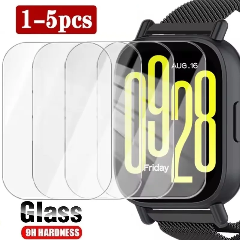 Protector de pantalla de vidrio para Redmi Watch 5 Lite/5 Active/4 antiarañazos vidrio templado para Redmi Wath 5 Active 5 Lite 4 accesorios