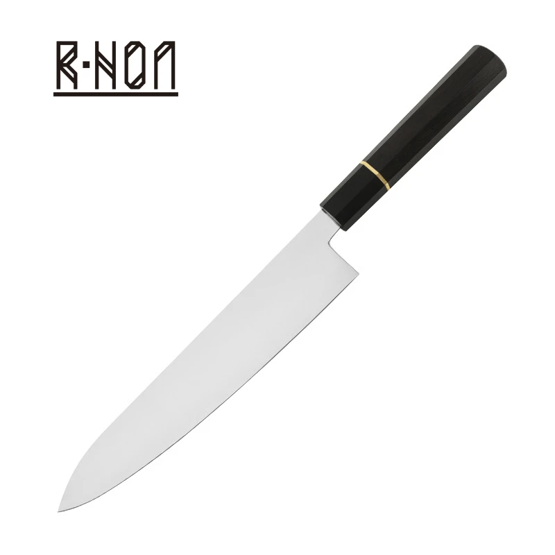 

RHON 9Cr18 Steel Japanese Gyuto Knives 7inch Chef's Slicing Meat Utility Cut Salmon Fish Vegetable Fruit Chopping Knives