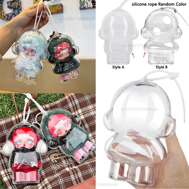 

For Skullpanda Protective Case Portable Organizer Box For Skullpanda Winter Symphony and Impressionnisme Series Plush Dolls Gift