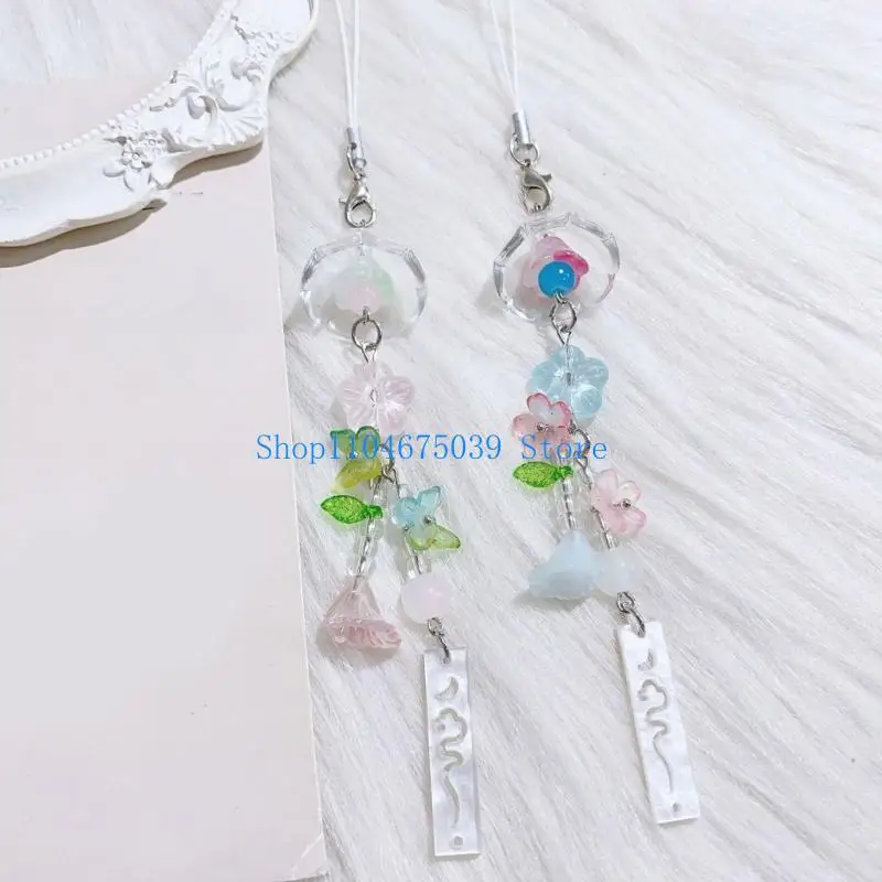 5asd Unique Marine Theme Customizable Keychain Lightweight Beaded Resin Ornament