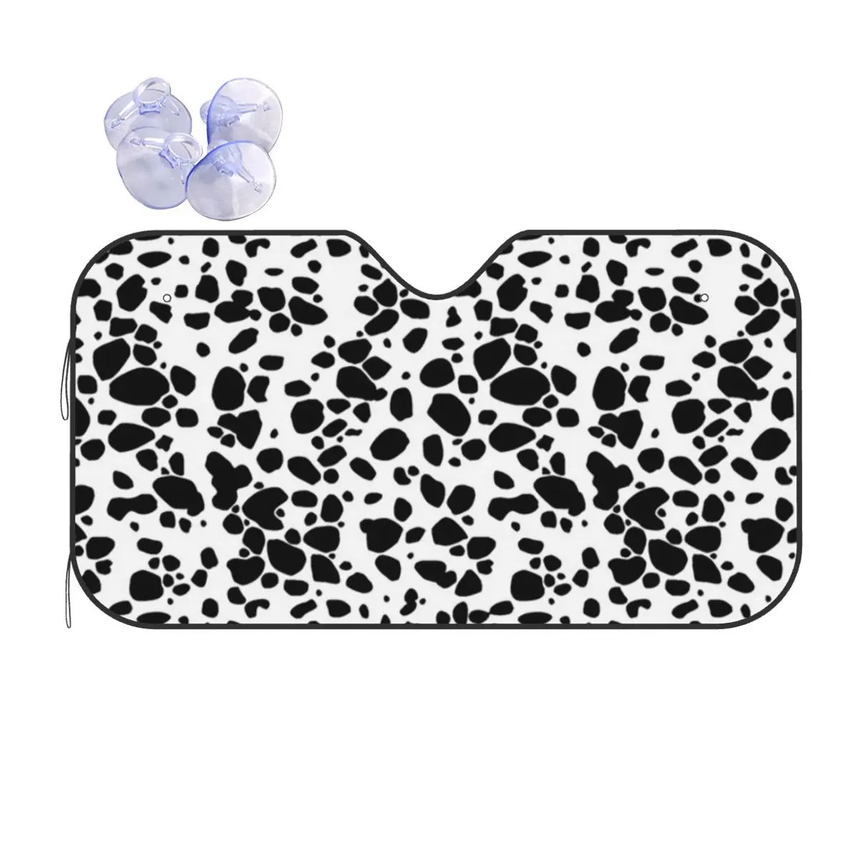 

Солнцезащитный козырек с принтом собаки далматина, лобовое стекло автомобиля, переднее лобовое стекло, солнцезащитный козырек, аксессуары, чехлы