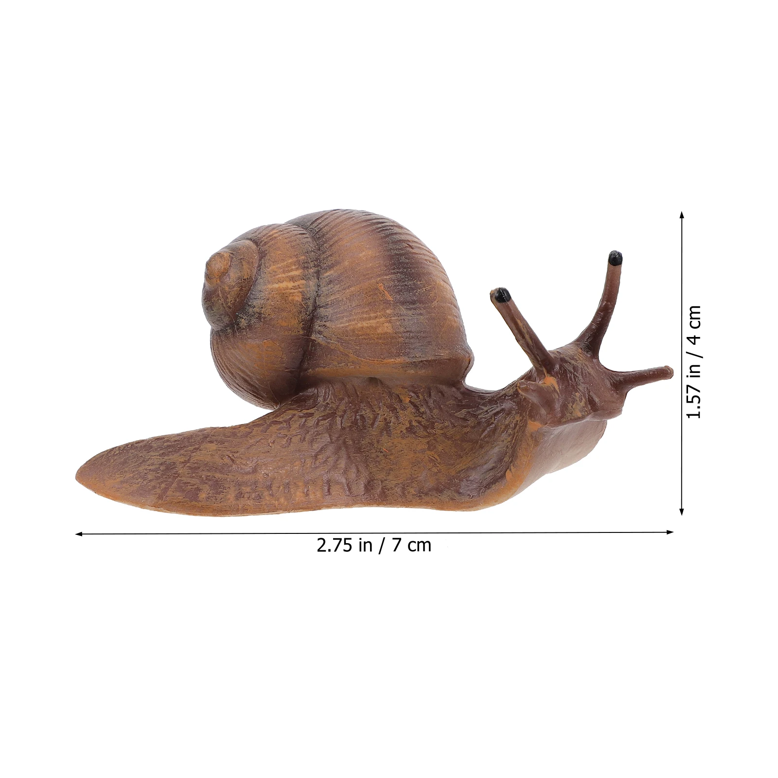 Figuras de ciclo de crecimiento de caracol para niños, juguetes seguros de plástico, habilidades cognitivas, adornos de decoración del hogar, ciclo de vida, 4 Uds.