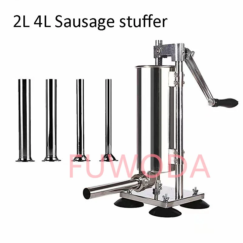 Description Picture 3 of itemVertical Manual Sausage Stuffer Machine Home Sausage Stuffer Food Filling Processors Machine Hot Selling Kitchen Meat Tool