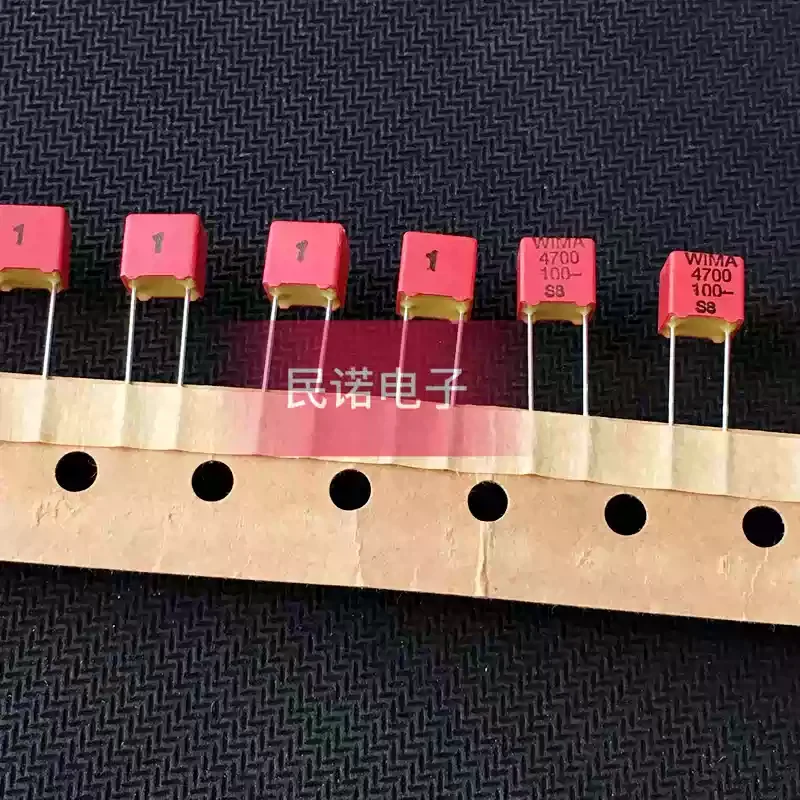 10-100pcs new Weima capacitor WIMA FKP2 100V 0.0047UF 100V 472 4700PF with a pin spacing of 5mm