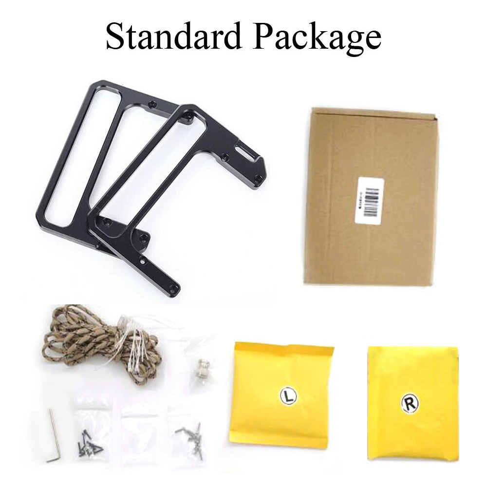 Radio Bracket Stand Holder for XIEGU X6100 HF Transceiver Side Handle Mount Outdoor Use CNC Aluminum Alloy Shield