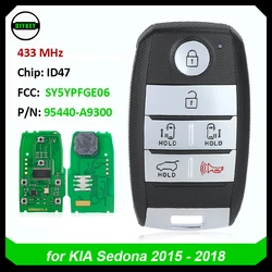 DIYKEY for KIA Sedona 2015 - 2020 95440-A9300 - SY5YPFGE06 Proximity Smart Remote Car Key 433.92MHz HITAG3 47 Chip Fob