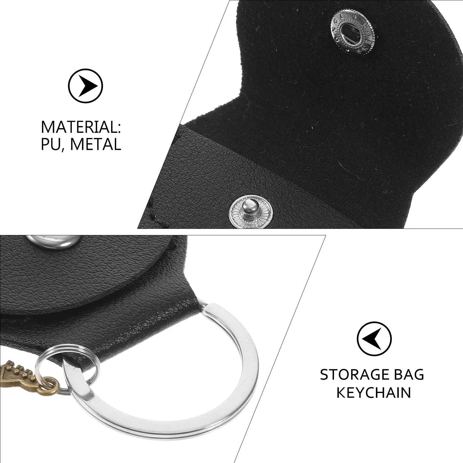 

Guitar Bag Organizer Holder Keychain Storage Case for Picks Capo Accessories Guitar Pick Organizer Reusable Durable