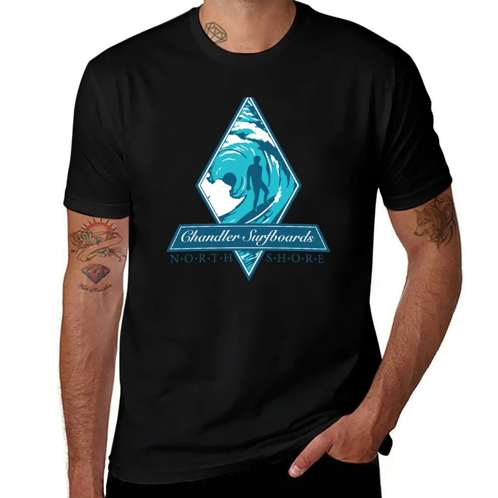 Chandler Surfboards. North Shore T-Shirt anime tshirt aesthetic clothes cheap stuff sweat shirts, men