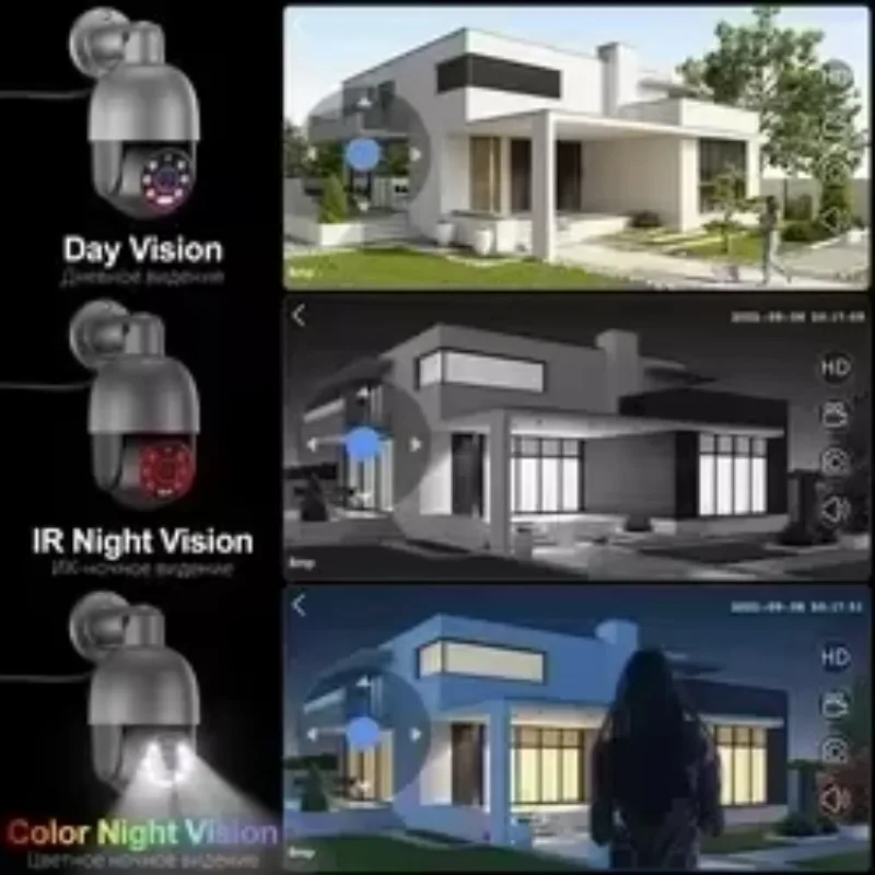 

Hot Sale Best Ptz Security Camera Ai Face Recognition Remotely Monitor Cctv Camera System