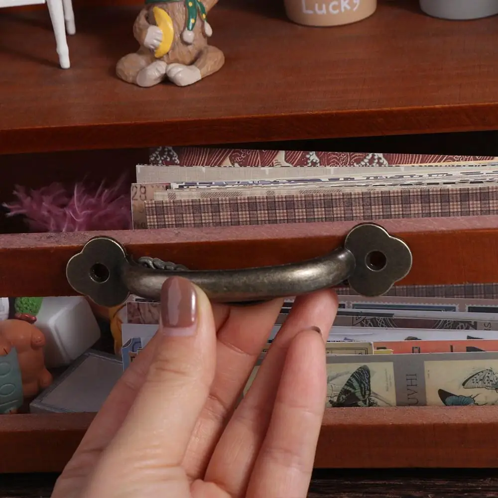 Chinese style Knobs Drawer Pulls Bronze Zinc Alloy Cabinet Handles Antique Door Handles Hardware Fittings