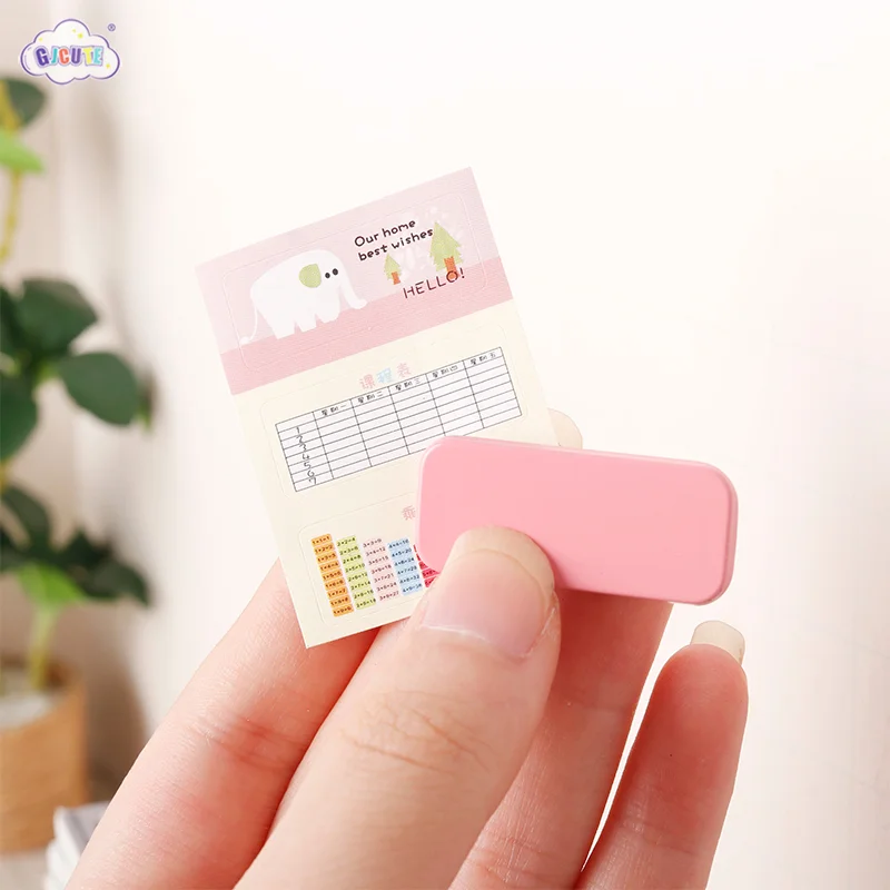 1:12 Dollhouse Miniature Stationery Box Pencil Case Storage Box Model Decor Toy Doll House Accessories Kid Play Toy