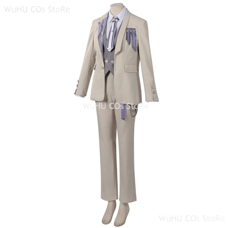 Game Love And Deepspace Rafayel Cosplay Suit Wig Rafayel Birthday Party Men Halloween Cos Letters From The Stars Coaplay Costume