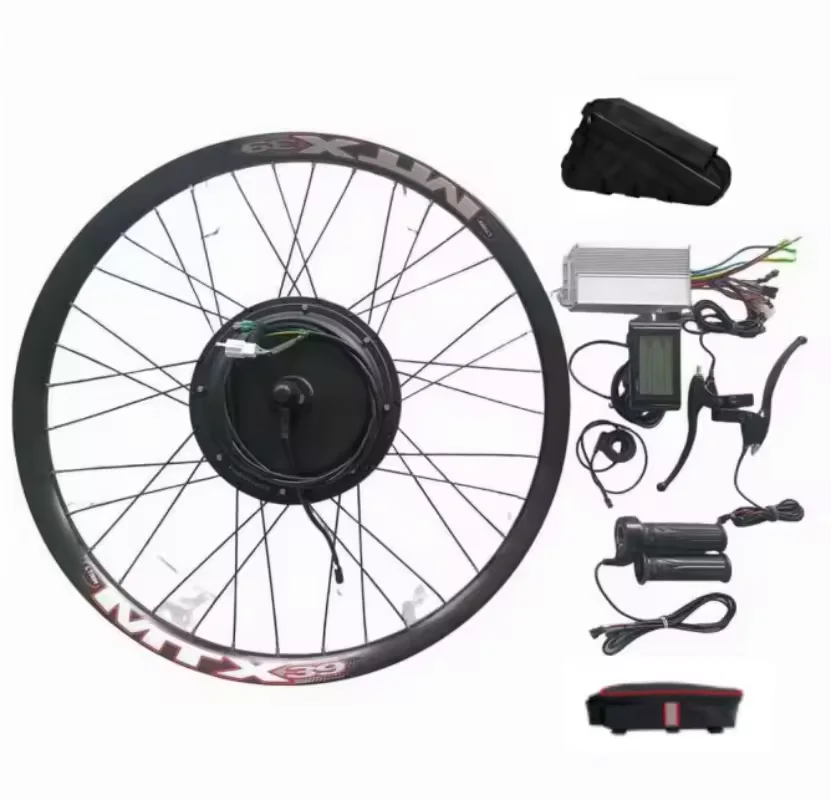 Cheap Price 26''/27.5'' MTX 48V 1500w 2000w Electric Motorcycle Conversion Kits Hot Selling Ebike Conversion Kit for Sale