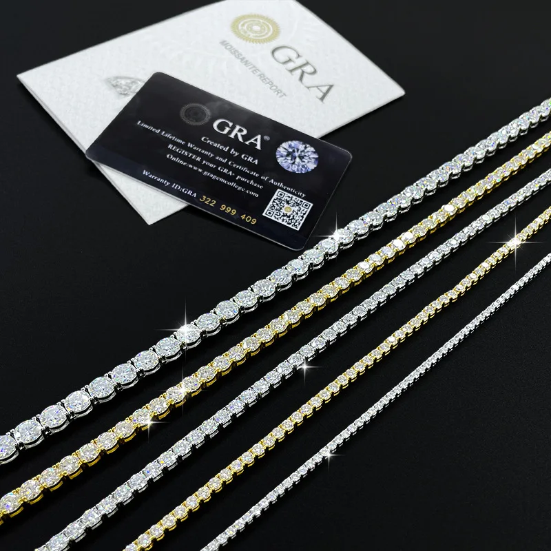 Thumbnail 3 - #12 Trending Moissanite Tennis Bracelets Right Now