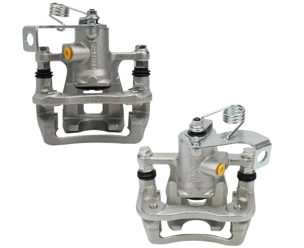 A Pair 58310-1RA30 58400-1R300 Rear brake caliper left/right For HYUNDAI ACCENT IV Saloon RB KIA RIO III UB 1.2 1.4 1.6