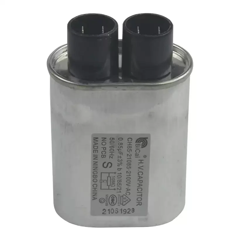 

2100V.AC 0.85uF 0.85 50/60Hz CH85.21085-2100V High Voltage HV CAPACITOR Microwave Oven Replacement Parts