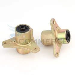 1 Pair 15mm Front Wheel Hub Fit For China 50cc 70cc 90cc 110cc 125cc Mini Kids Go Kart Golf Cart Buggy Karting ATV UTV Quad Bike