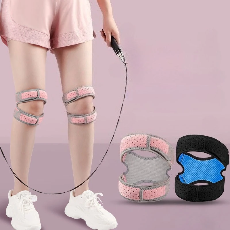 Patella with knee pads, silicone shock absorber, pressurized protective gear, sporting goods, outdoor breathable models