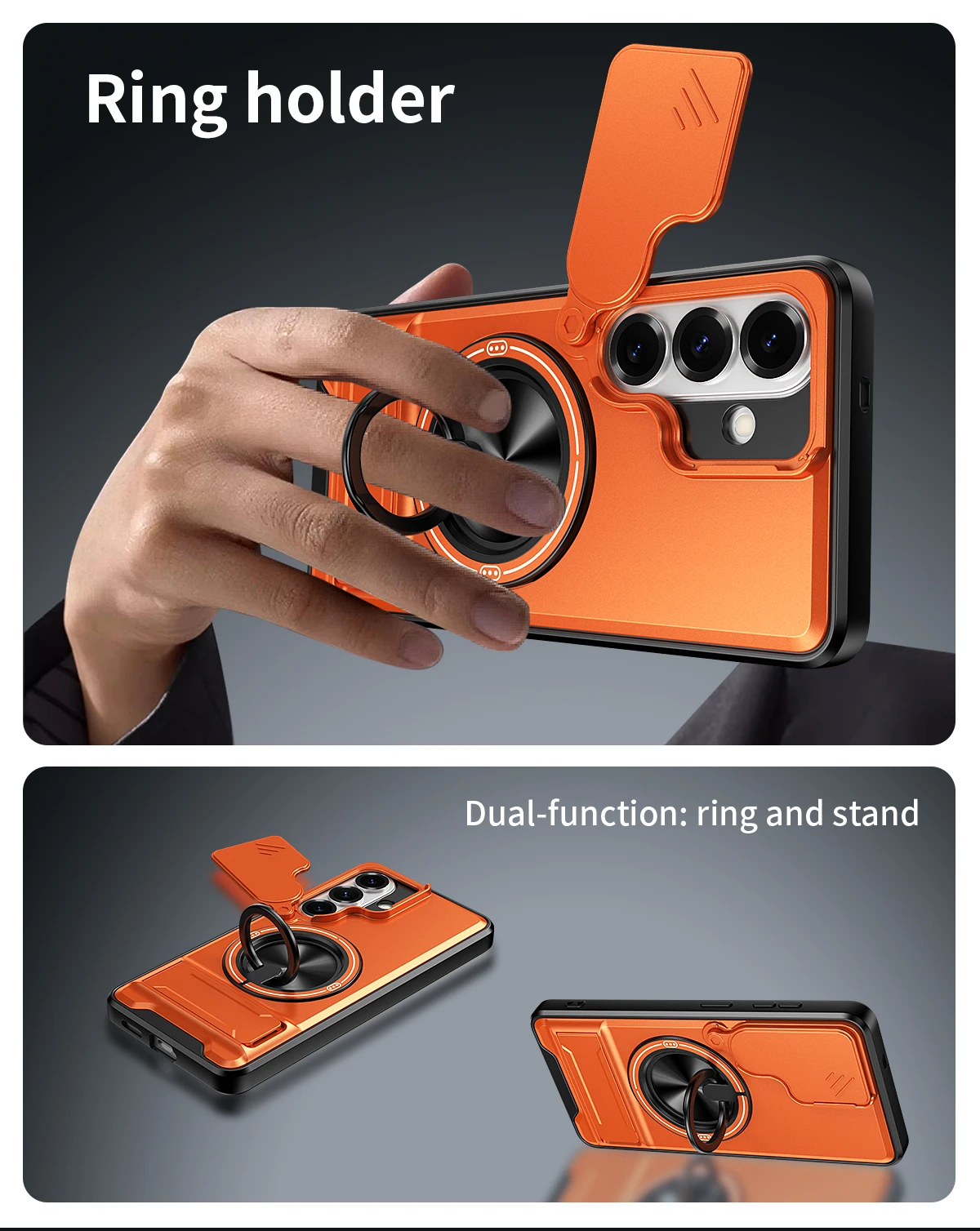 360 drehbare magnetische Ringh – Phone Kickstand Ring Bewertung und Preis