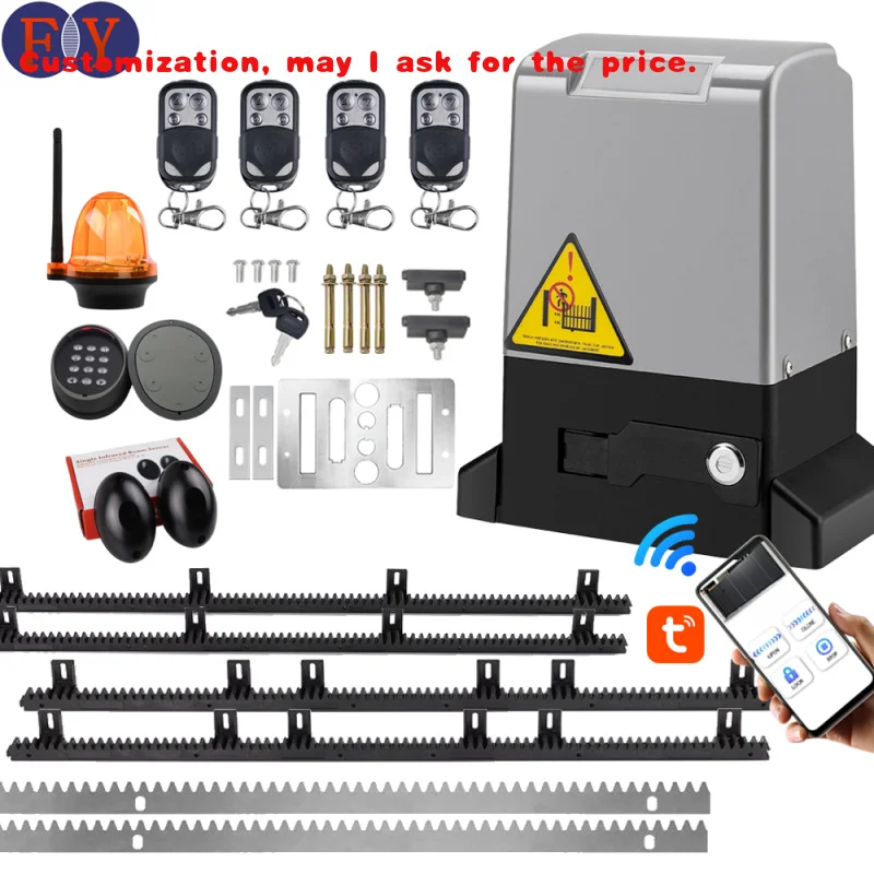 

На заказ.От Guangdong 370 Вт комплект системы двигателя для раздвижных дверей 800 кг раздвижные ворота открытый патио алюминиевый забор
