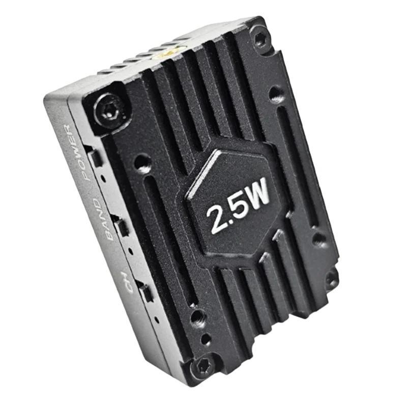 

New!4.9G 2.5W FPV VTX 25Mw-2500MW Video Transmitter Built-In Mic High Power VTX For Long Range FPV Drone RC Drone Easy To Use