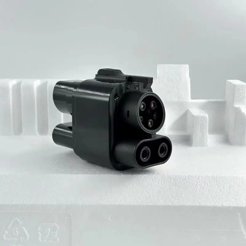 Universal CCS2 to CCS1 EV Adapter - SAE J1772 Compatible, 200A Fast Charging, OEM/ODM Support with CE Certification