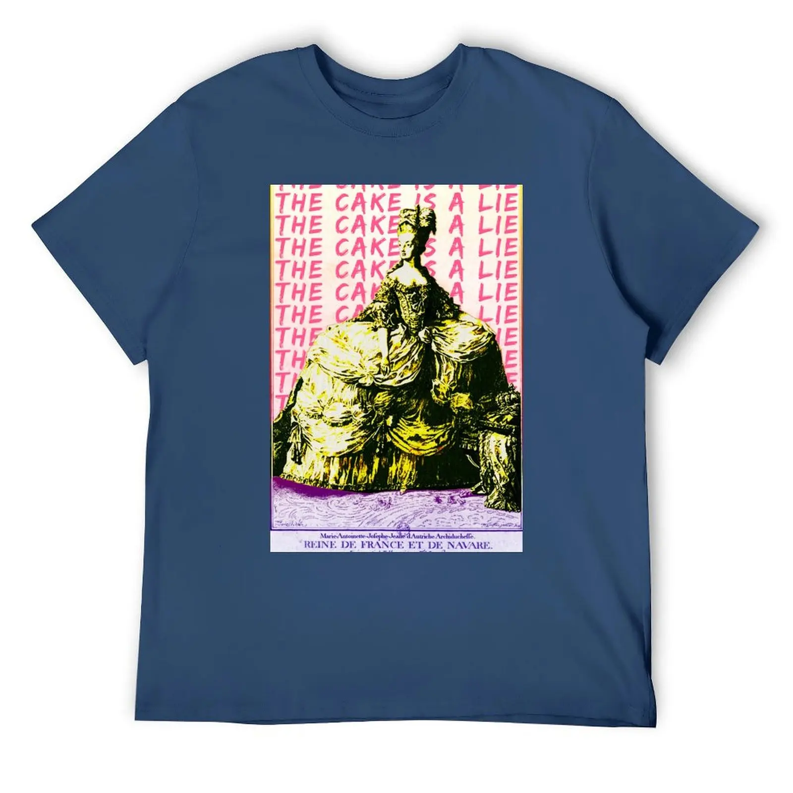 Marie Antoinette: The Cake is a Lie Variant1 T-Shirt heavyweights customs design your own topping slim fit t shirts for men