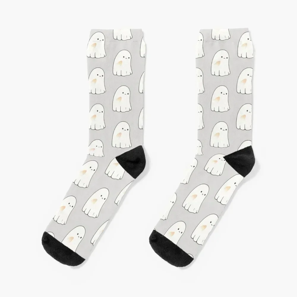 

Sad ghost Socks anti slip football funny gift Heating sock shoes Ladies Socks Men's