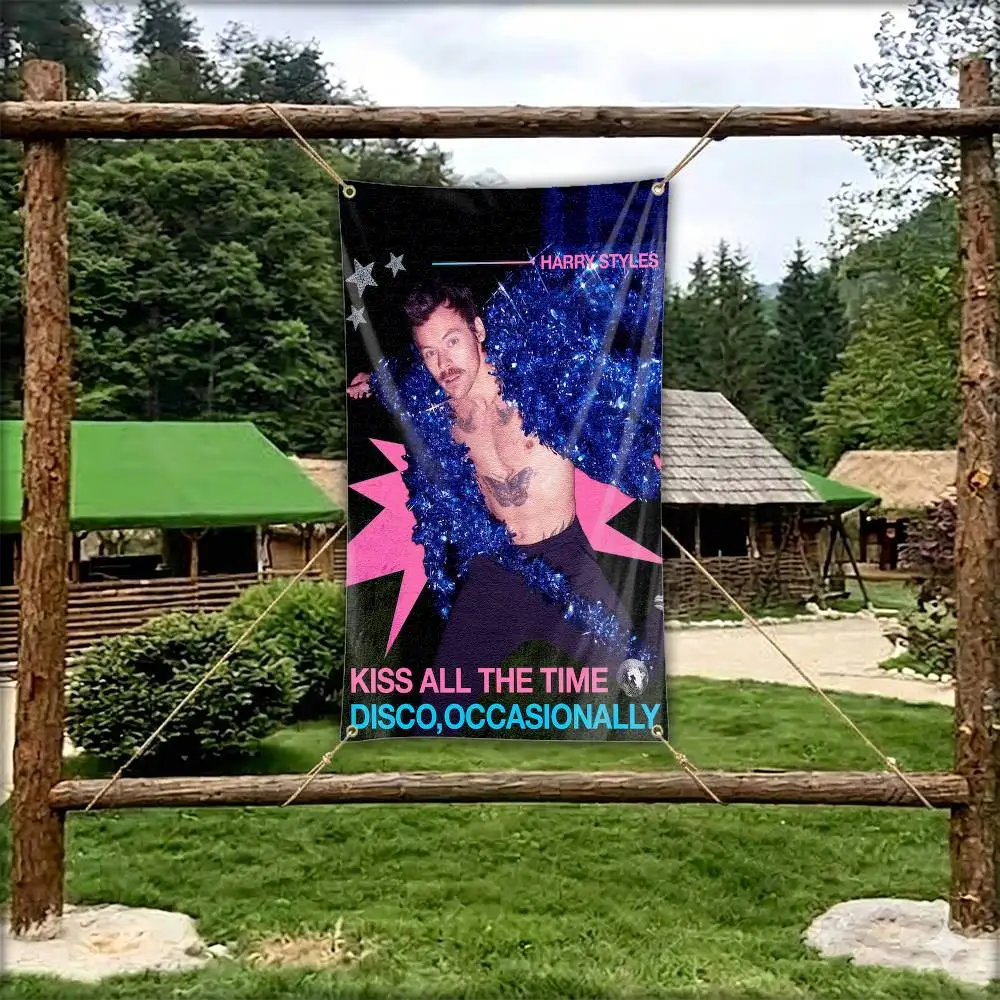 2026-Harry S-Styles Together Tour  Flag Tapestry Banner for Bedroom Living Room Outdoor Camping Custom Supported