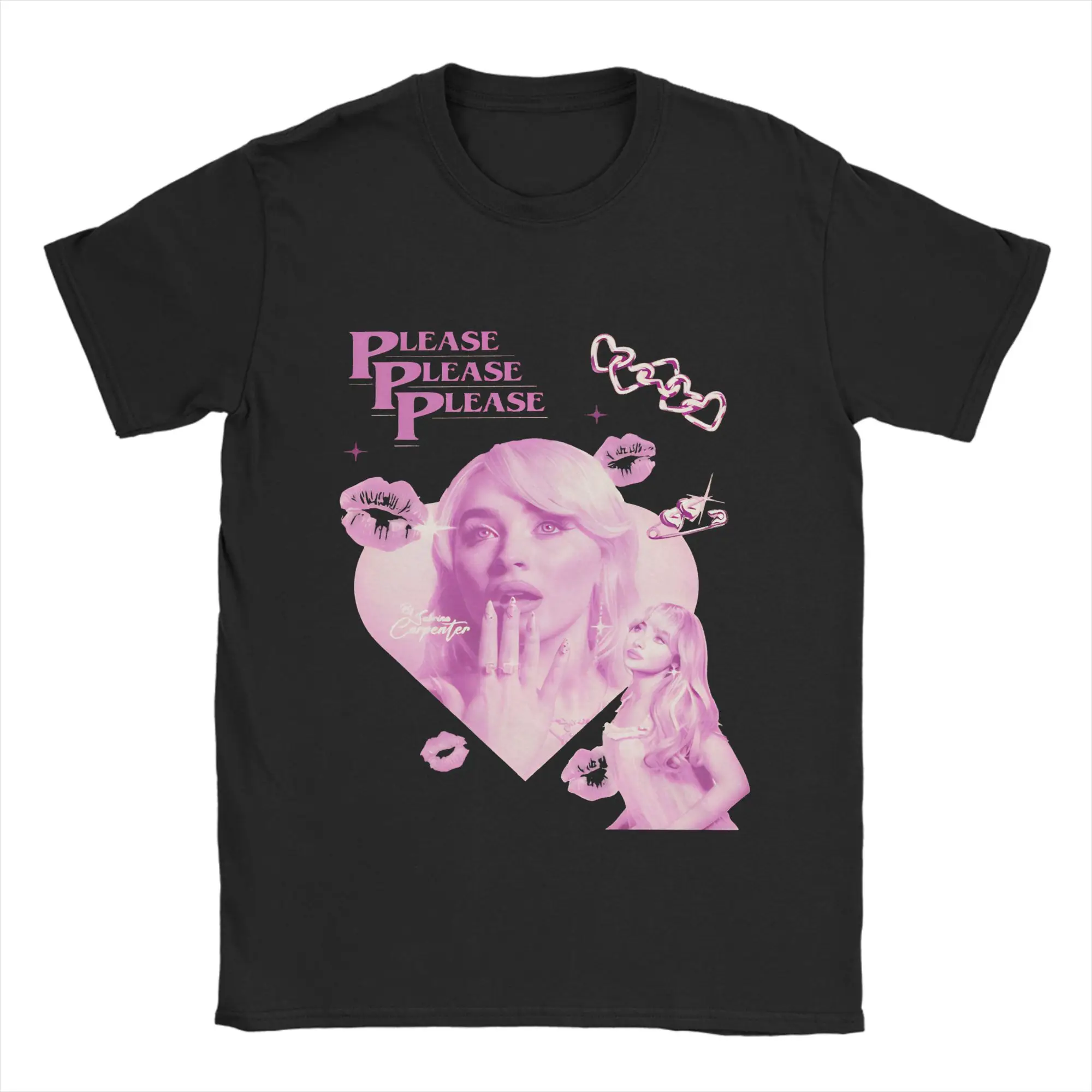 سابرينا النجارين تي شيرت الصيف القطن تي شيرت للرجال الترفيه عادية تي شيرت قصير الأكمام Y2K مضحك تيز #1