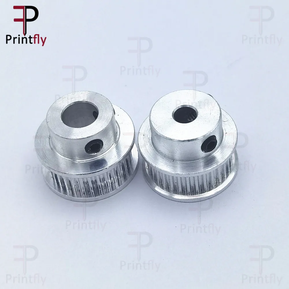 Printfly 2GT 32 Gigi 2GT Timing Pulley Bore 5/6/6, 35/8/10Mm untuk GT2 Sabuk Sinkron Terbuka Lebar 6Mm/10Mm 3D Printer