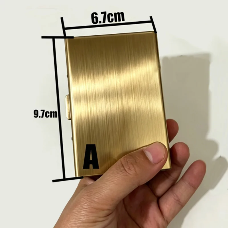 Cigarettes Gift Set Cigarette Holder Case 4pcs Smoking Accessories Metal Box Set Portable kit  1 Set Metal Box/Blade view 4