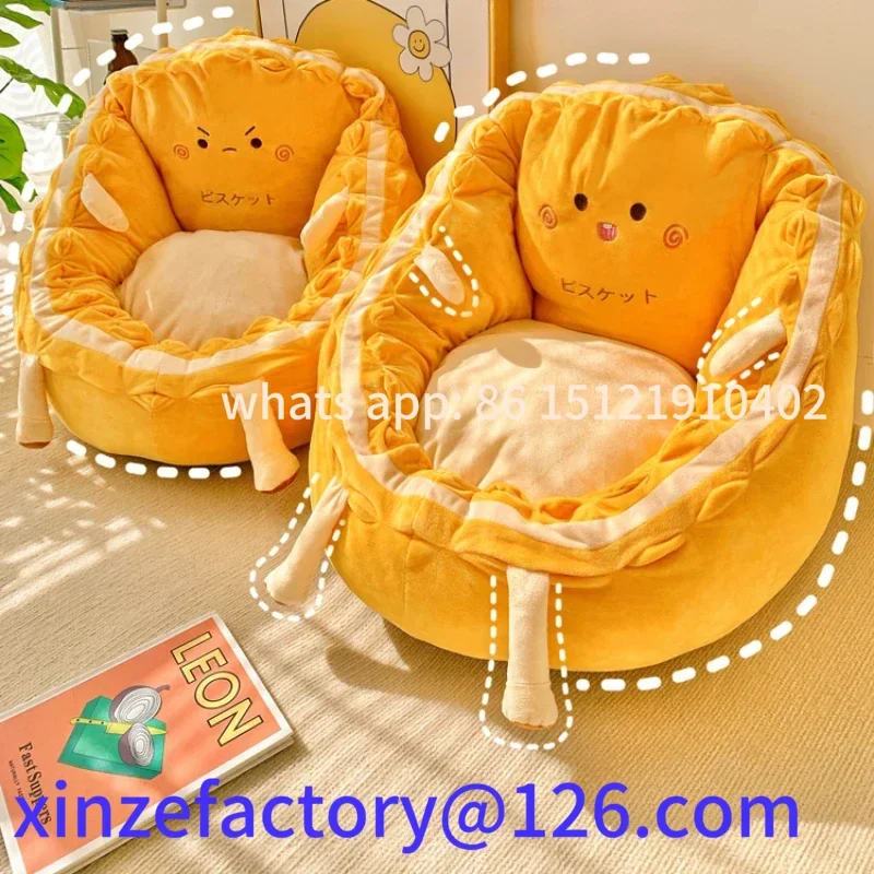 

Customizable Chair Floortop Cushion, Lazy Sofa, Bay Window, Balcony, Futon Beanbag Sofa