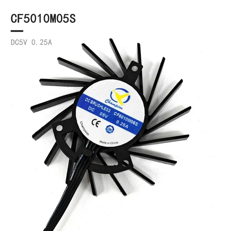 CF5010M05S DC 5V 0.25A 50x50mm 4-Wire Server Cooling Fan