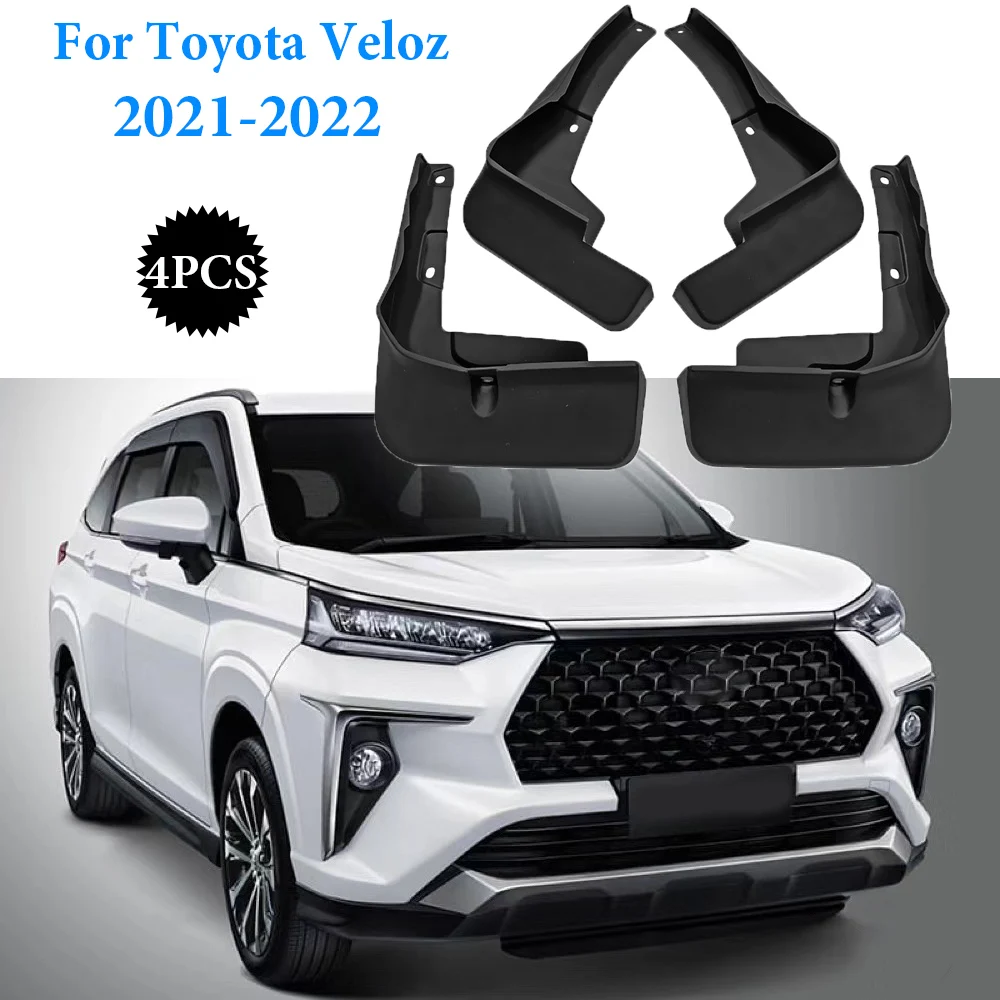 

New-styling Mudflaps for Toyota Veloz 2021-2022 Mudguard Fender Mud Flap Guard Splash Mudguards Car Accessories 4PCS