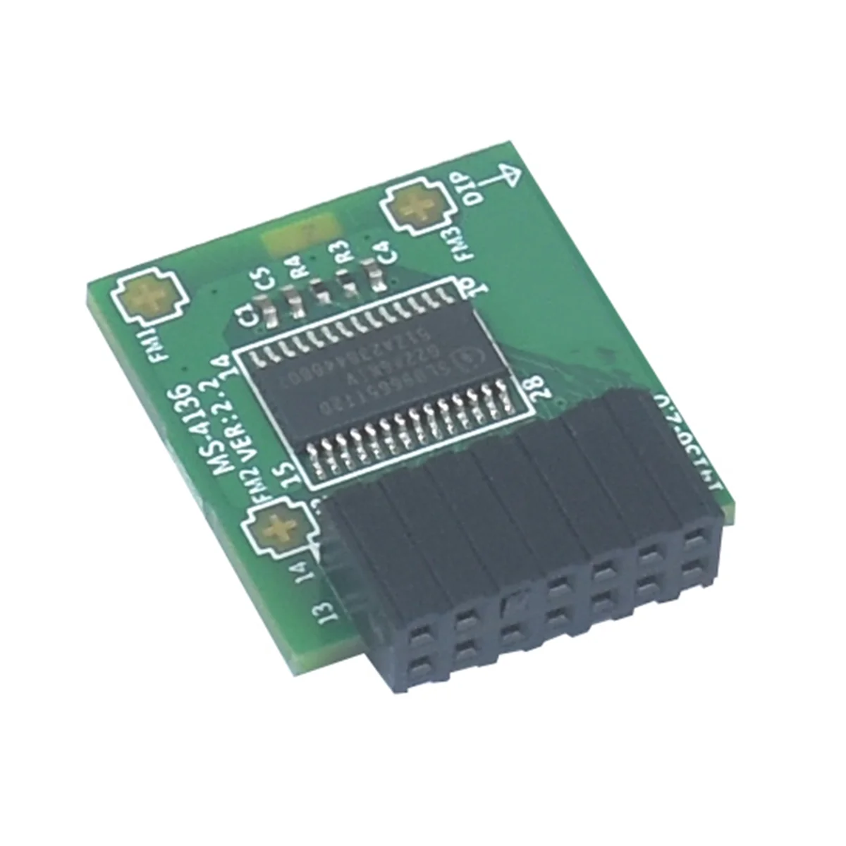 

FZFZ TPM 2.0 Encryption Security Module Board 14Pin TPM 2.0 Module TPM MS-4136 for Motherboards