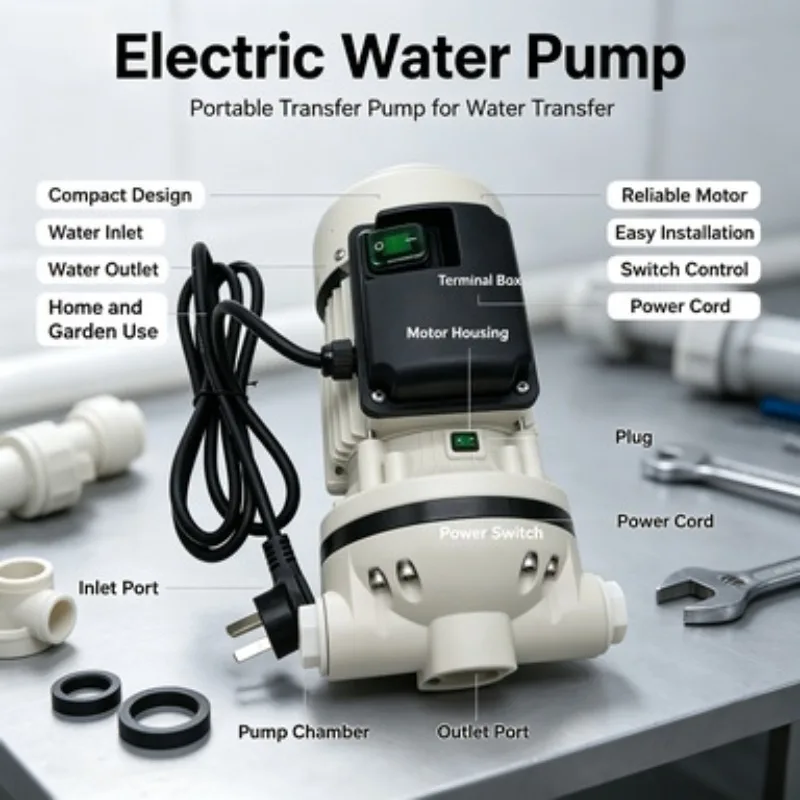 AC Electric Diaphragm Pump Corrosion Resistant Urea Liquid Transfer Pump For Vehicle Urea Filling Chemical Industrial Liquid