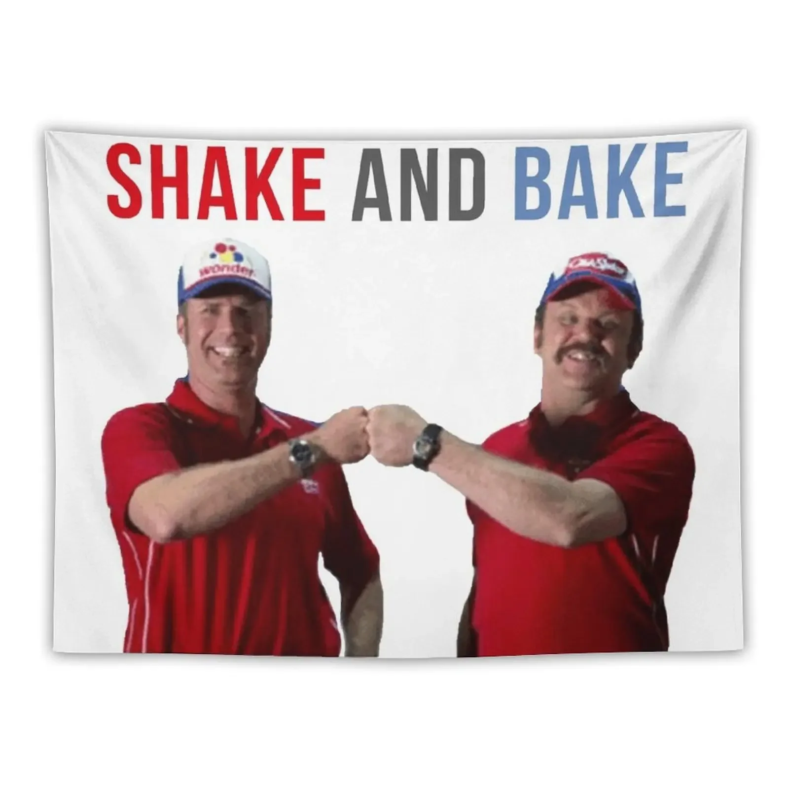 

Will Ferrell Talladega Nights Ricky Bobby Shake and Bake Tapestry Hanging Wall Decoration Aesthetic Tapestry