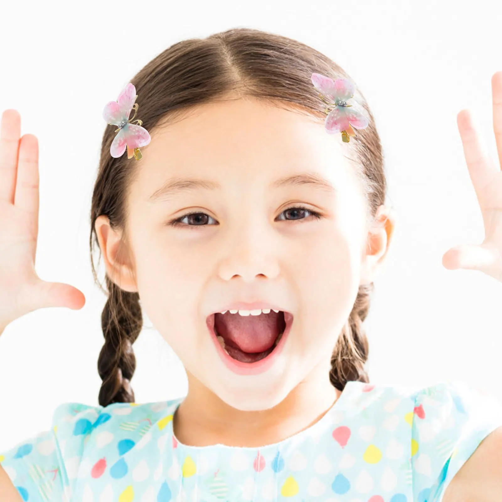 

10Pcs Butterfly Hair Clips for Girls Stylish Small Hairpins Women Kids Hair Accessories for Cosplay Birthday Baby Shower