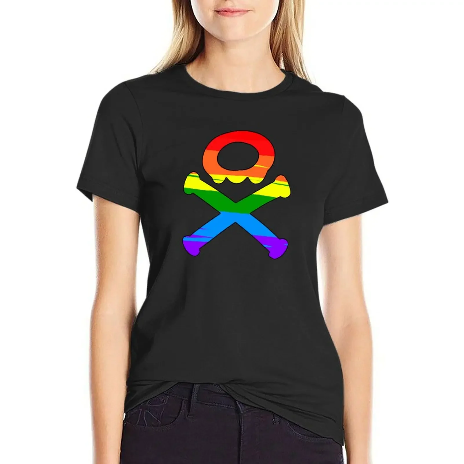 

Koffing pride T-Shirt animal prinfor Female clothing blacks Women tops
