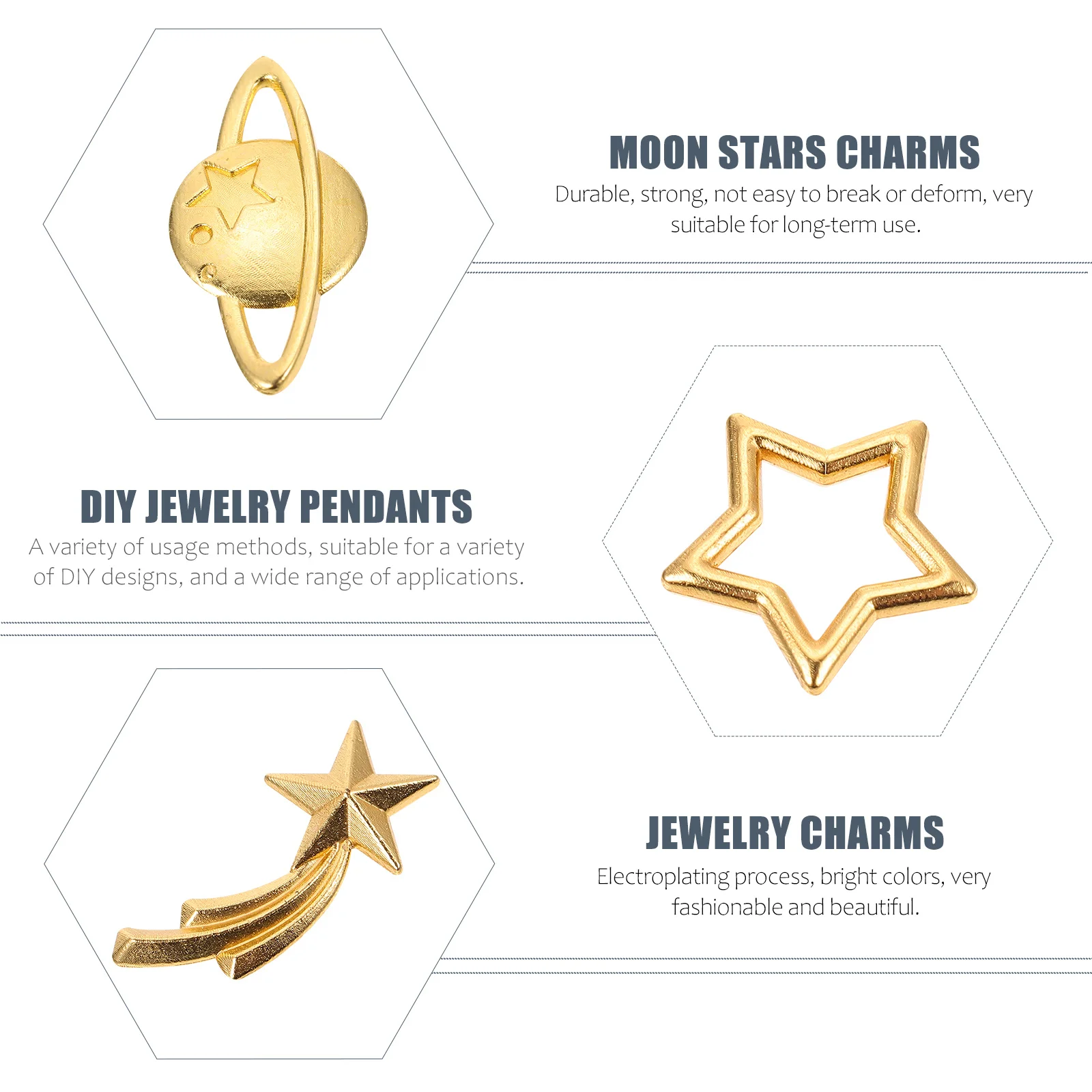 

70pcs Cosmos Themed Jewelry Pendants Alloy Epoxy Crafts Supplies For Diy Necklace Bracelet Keychain Handicraft Materials