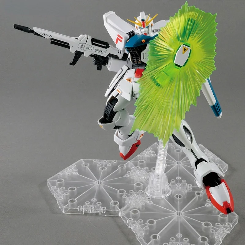 بانداي Gundam أطقم منمذجة MG أنيمي الشكل 1/100 Gundam F91 Ver 2.0 عمل أرقام حقيقية روبوت محمول Gunpla لعب للأطفال