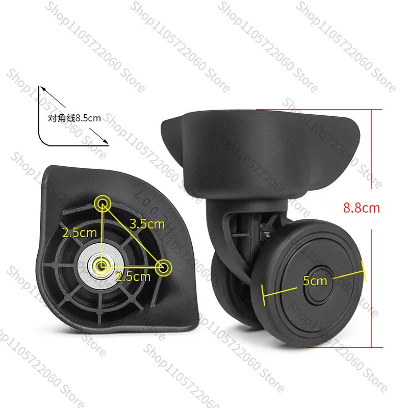 For Travel Suitcase Replacement Wheel W261# for GINZA HL007 Luggage Repair Parts