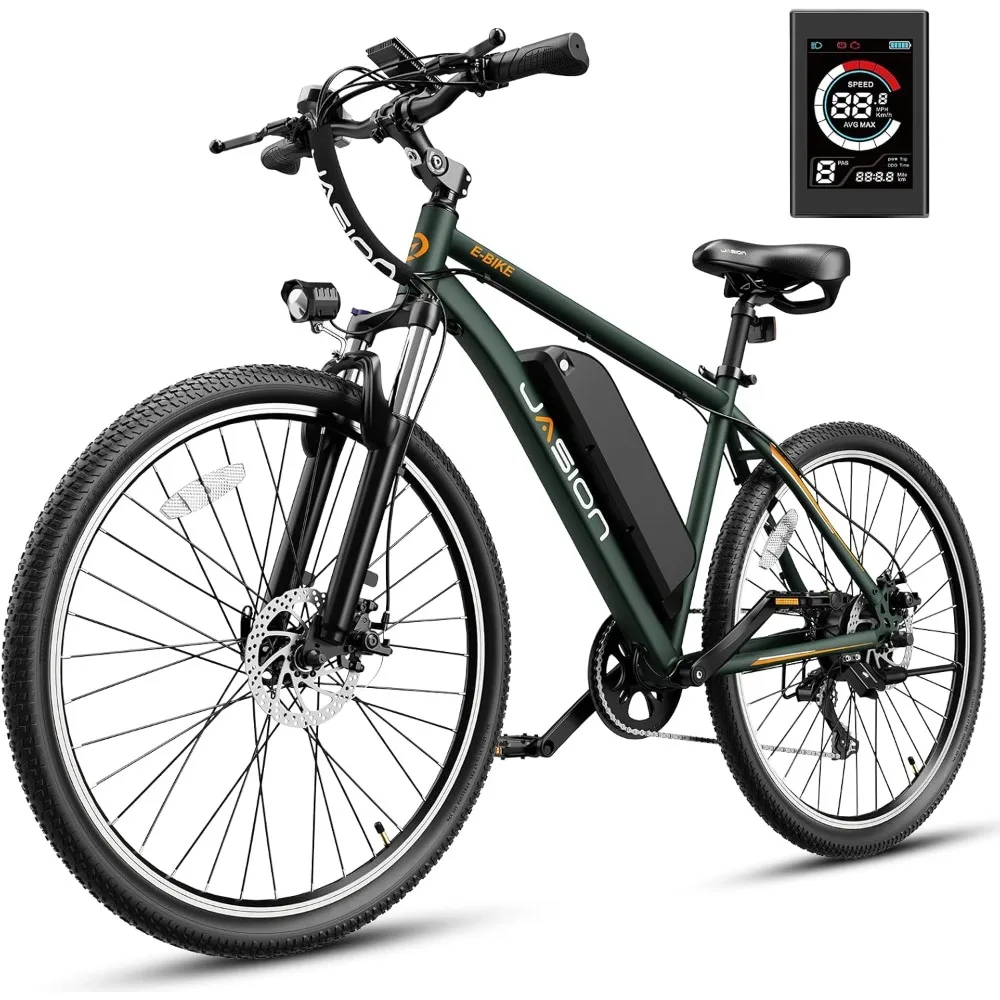 

480 WH Removeable Battery, 750W Peak Motor Electric Mountain Bike, 20MPH Ebike for Adults with Front Fork Suspension